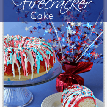 4th of July firecracker cake on I Heart Nap Time