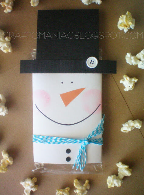 Popcorn Snowman Gift {CCC}