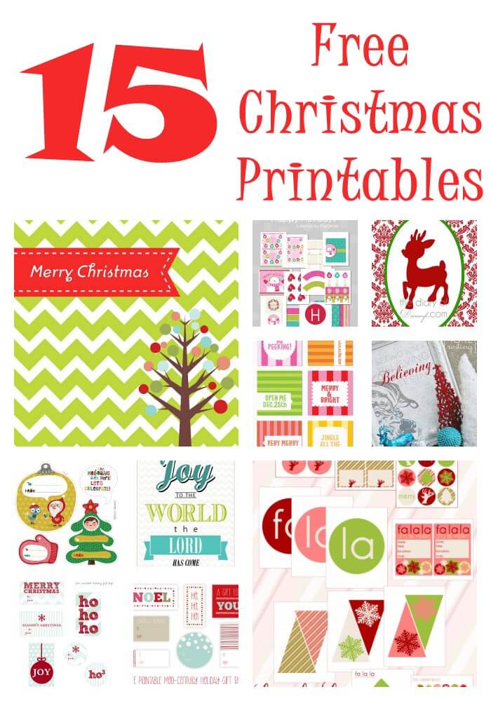 15 Free Christmas Printables