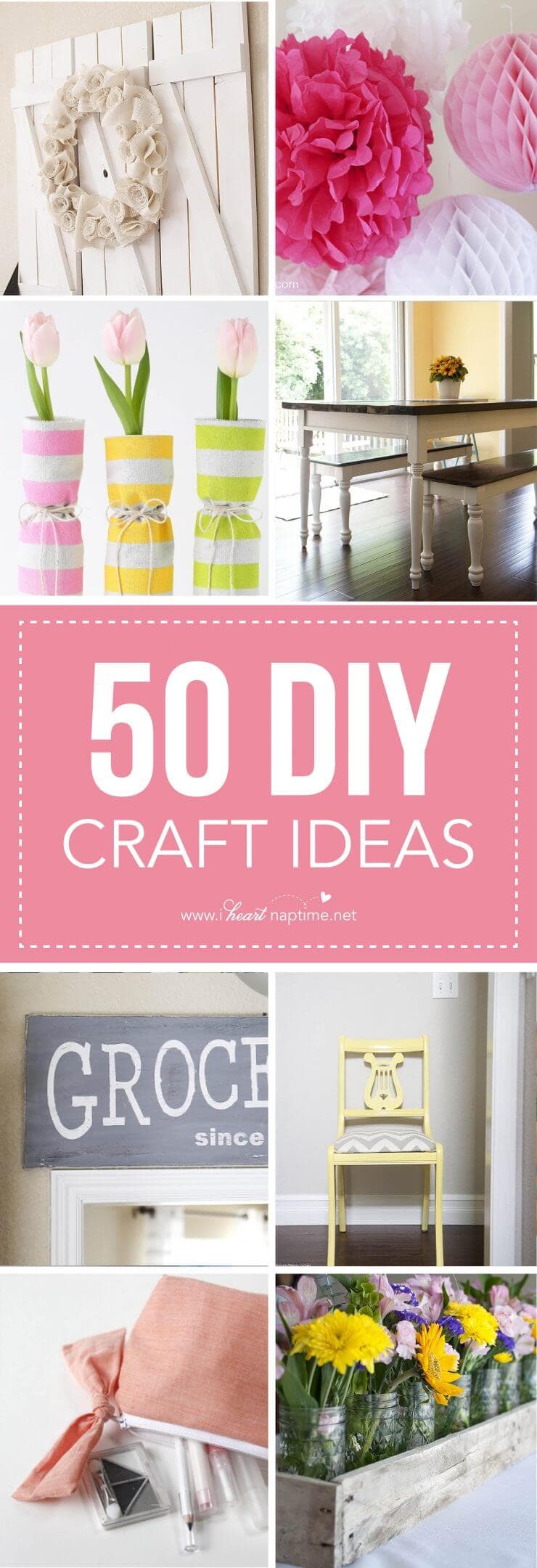50 DIY craft ideas 