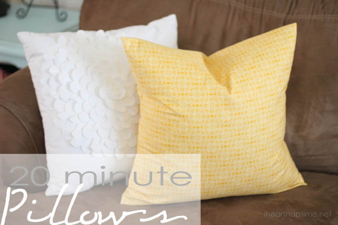 how to sew a pillow