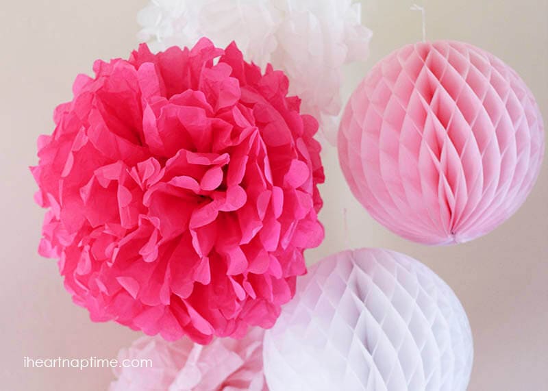 DIY tissue paper flowers