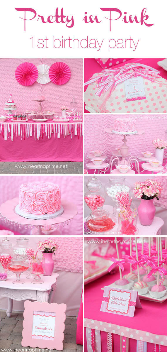 DIY pretty in pink birthday party