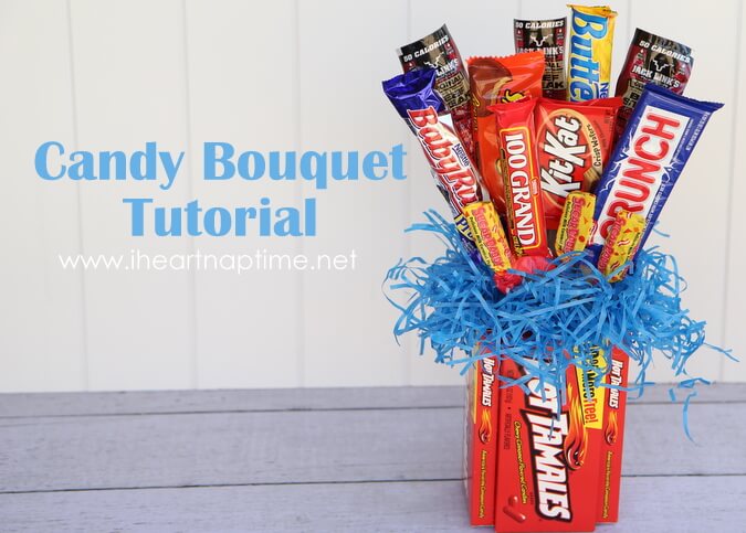 Simple diy deals candy bouquet