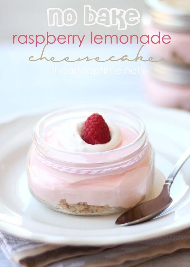 raspberry lemonade cheesecake from iheartnaptime.net 