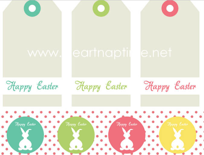 free easter printable tags