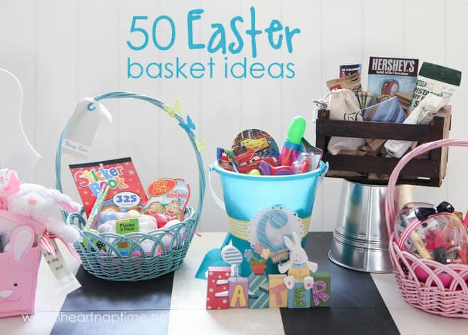 50 non-candy Easter basket ideas on iheartnaptime.com ...a must see list!