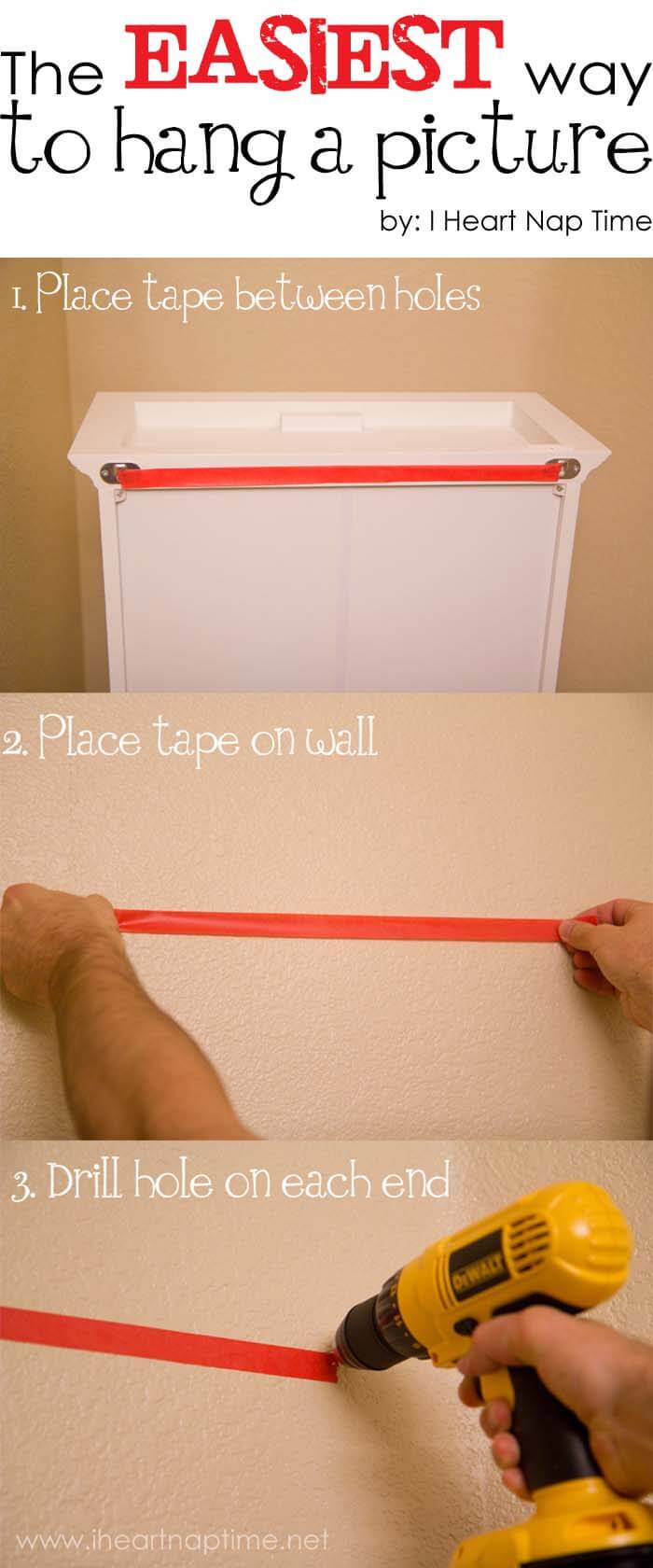 TIP Easiest way to hang a picture