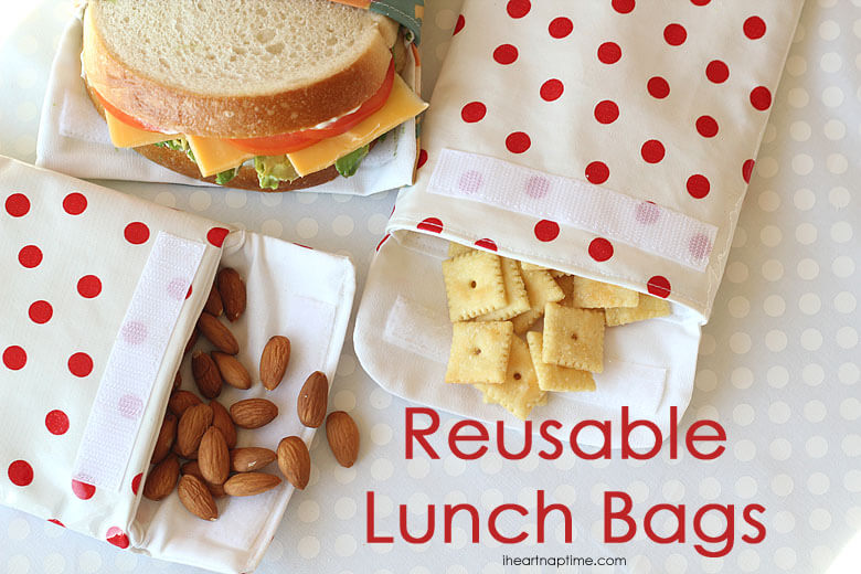 Reusable Lunch Bags (sewing tutorial)