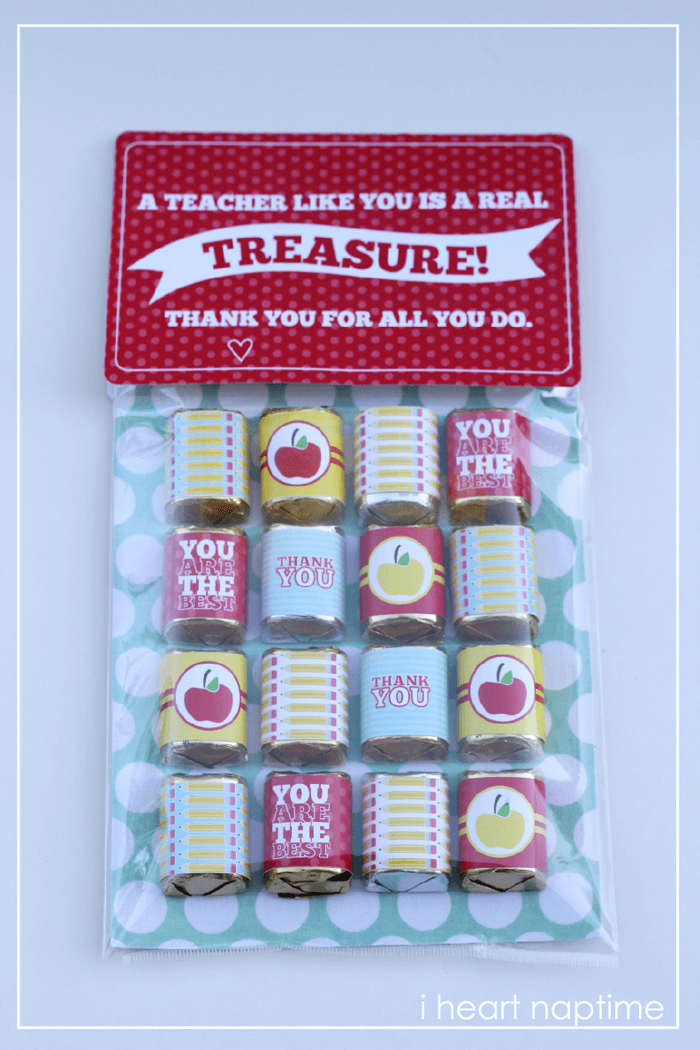 Cutest Teacher Appreciation gift ever! The free printables are with it too!