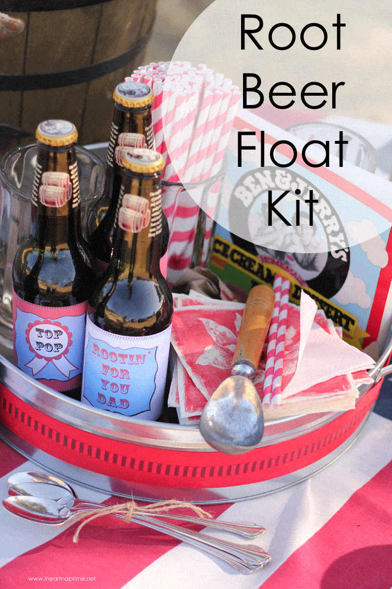 Printable Labels to make a super fun Root Beer Float Kit! 