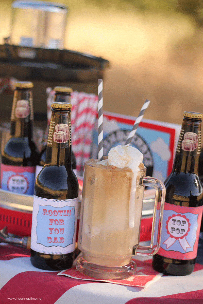 Printable Labels to make a super fun Root Beer Float Kit! 