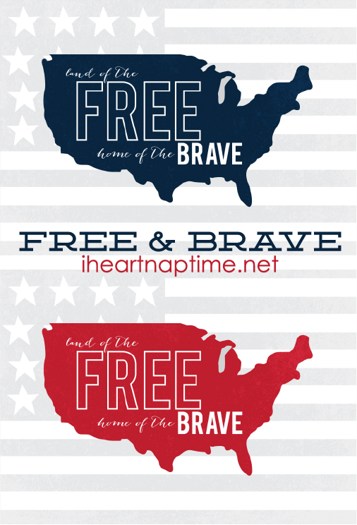 Free 4th of July print.