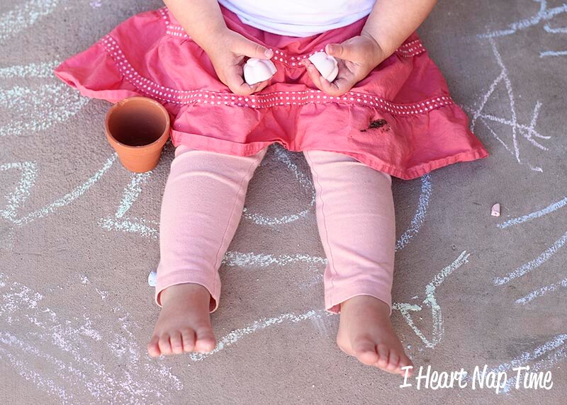 homemade sidewalk chalk