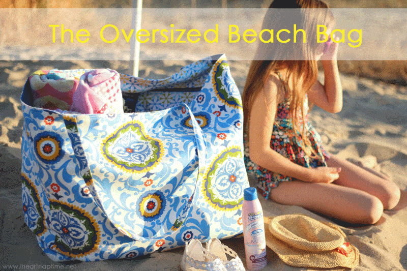Oversized Beach Bag {Hello Summer}
