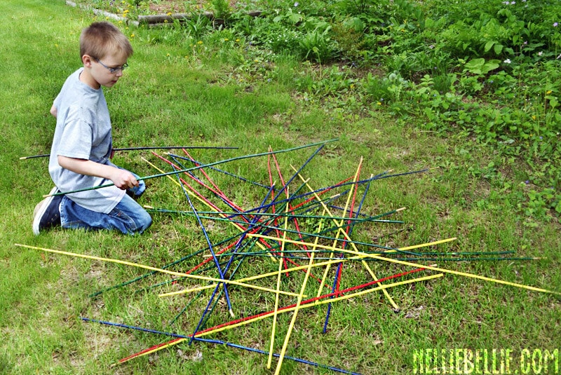 Giant Pick-up Sticks {Hello Summer}