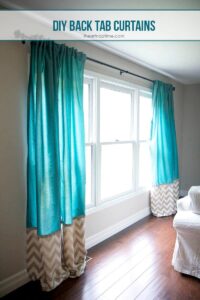 DIY back tab curtains - The Inspiration Board