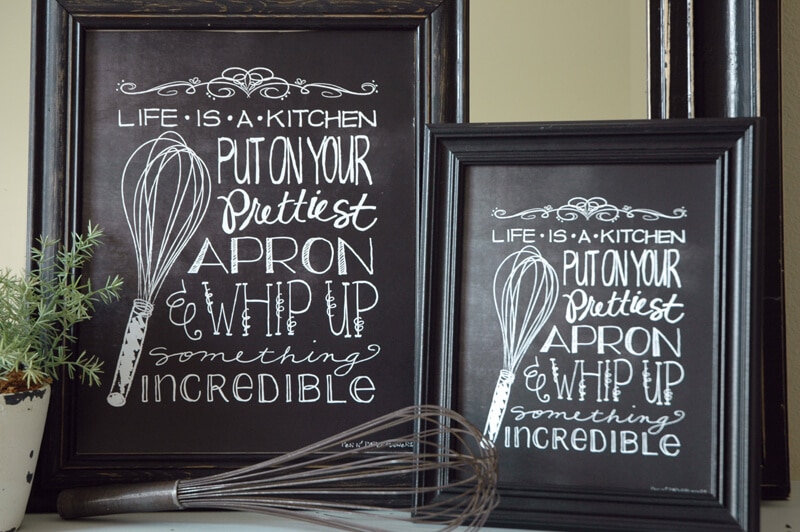 Free Kitchen Art Printable