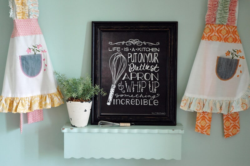 Adorable chalkboard kitchen art free download ...LOVE this!