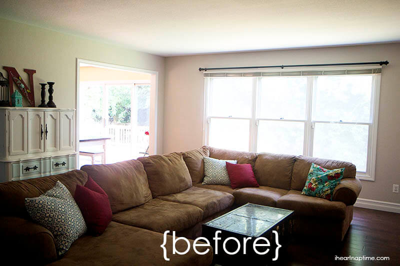 living room makeover 