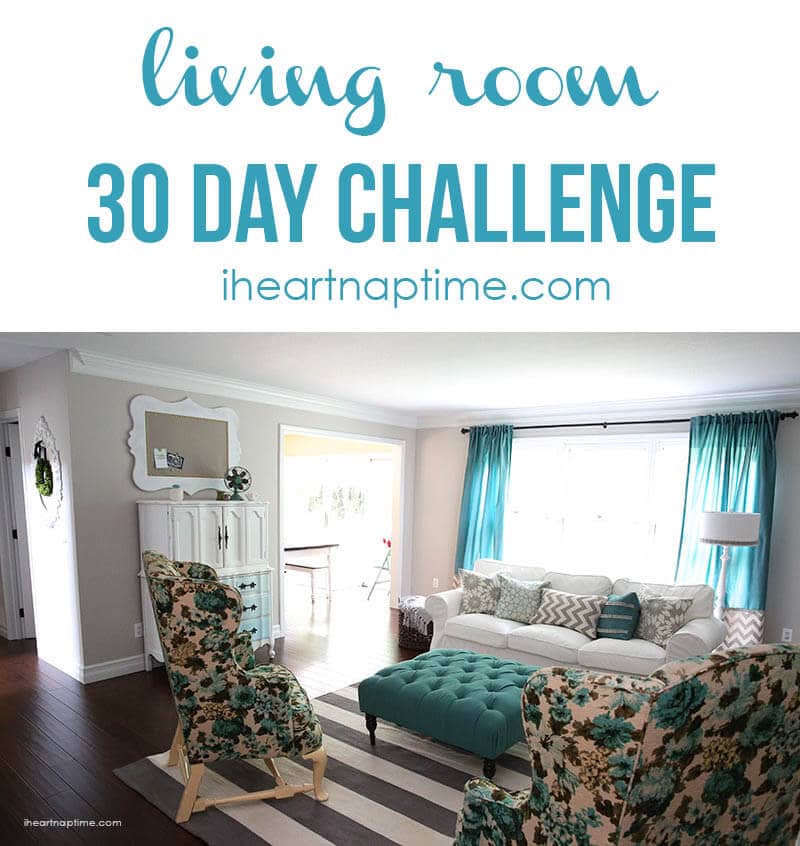 30 day living room makeover!!