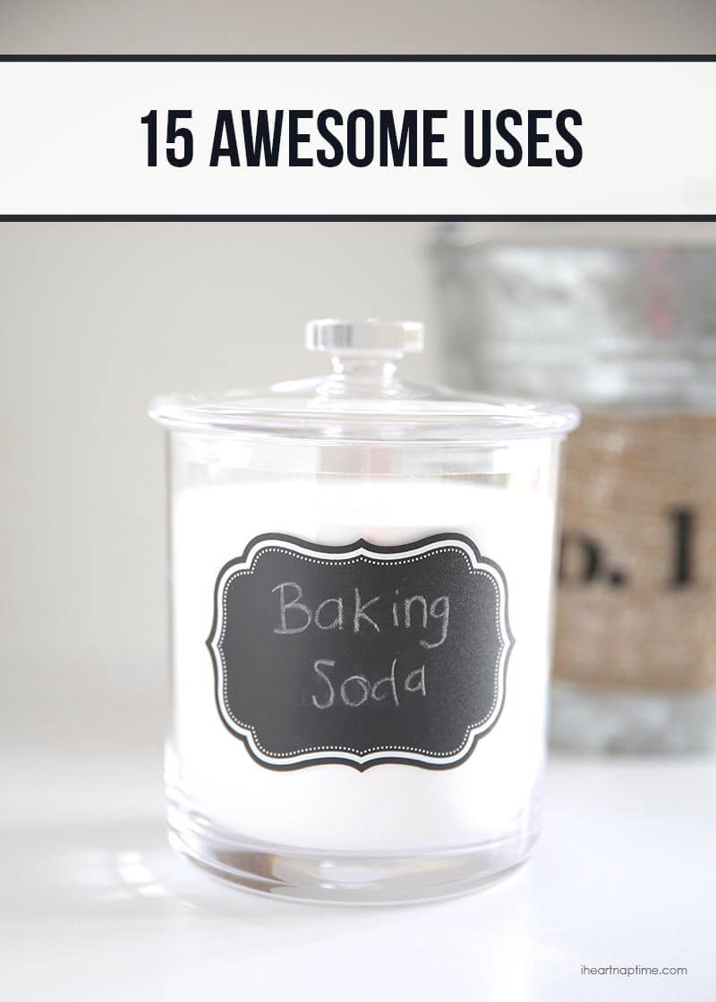 15 awesome uses for baking soda on I Heart Nap Time