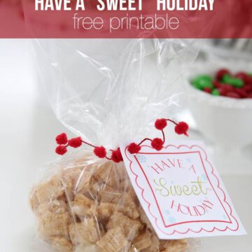Have a "sweet" holiday free printable tag on iheartnaptime.net ... easy and cute gift idea!