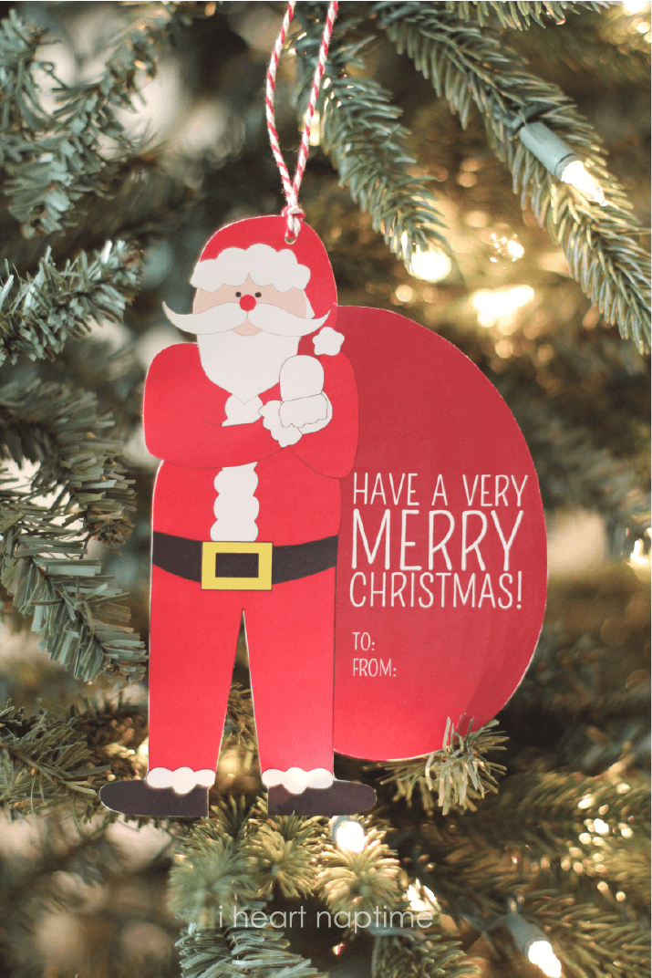 Santa Money or Gift Card Holder {free printable}