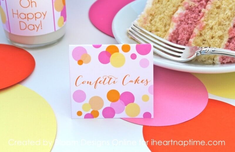 Confetti Party Printables