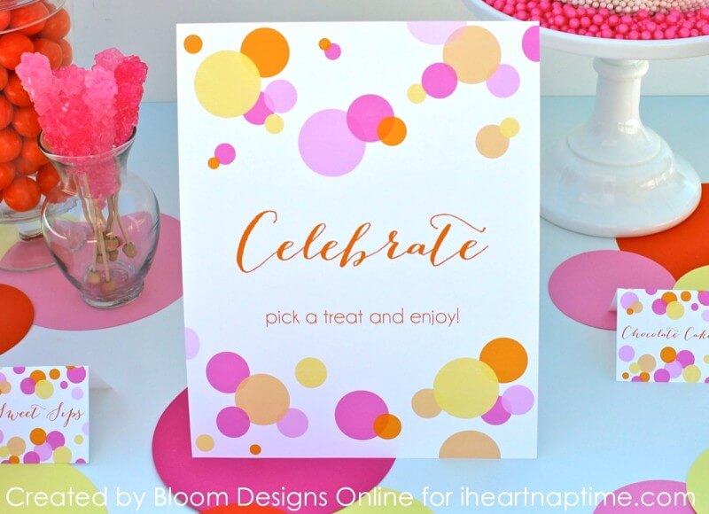 Confetti Party Printables