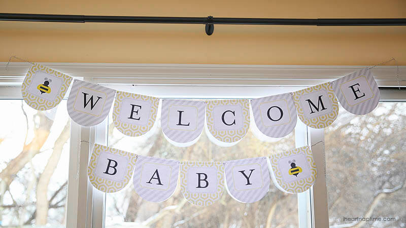 Bumblebee Baby Shower w/ Free Printables!