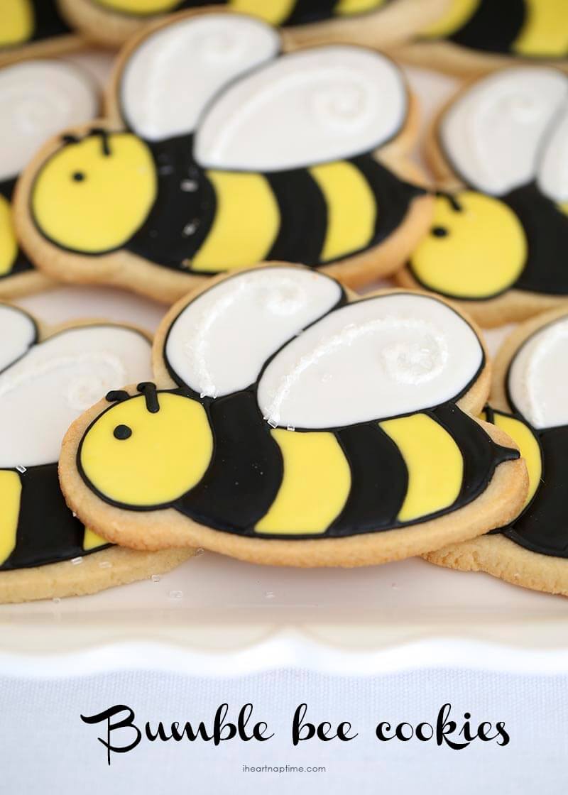 Bumble bee cookies