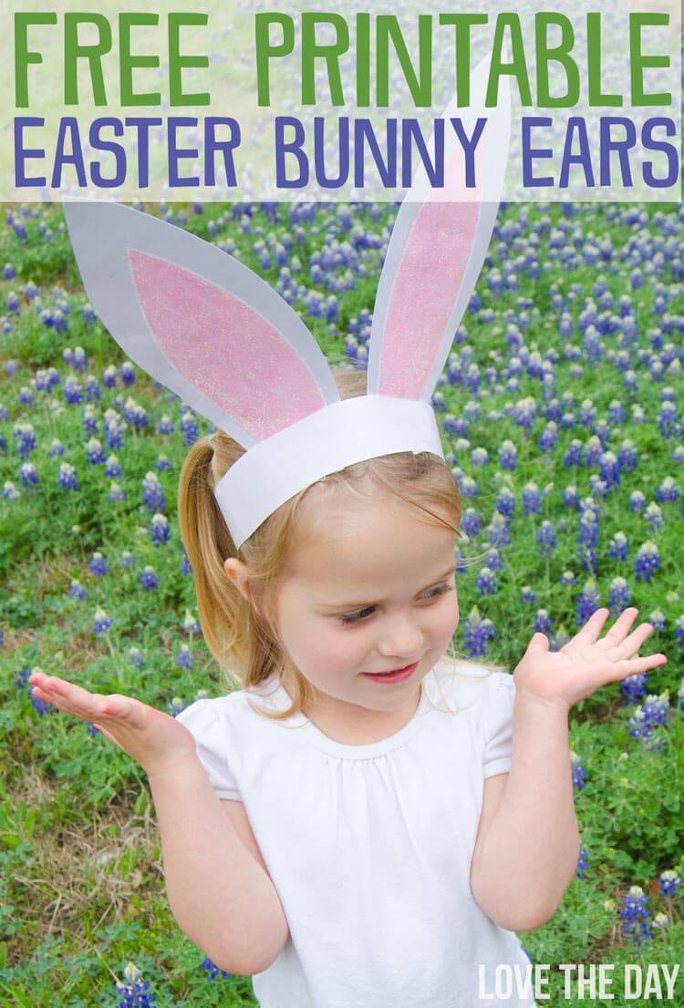 FREE Printable Bunny Ears