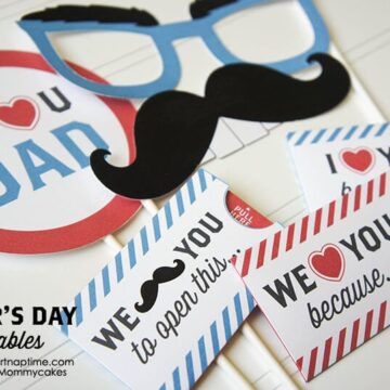 "We Love Dad" Father's Day Printables on www.iheartnaptime.com #freeprintables #fathersdayprintables #fathersday