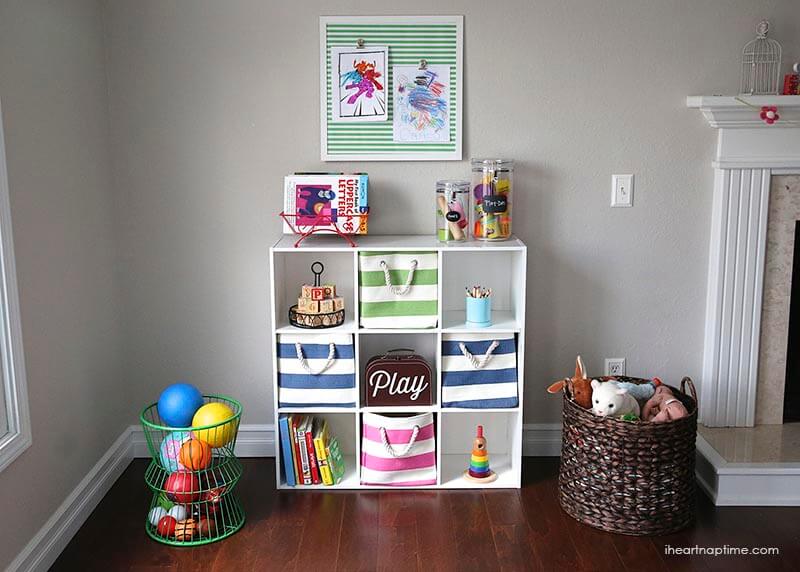 Organized play room space