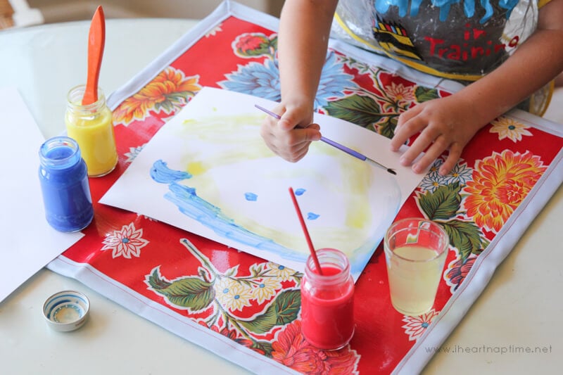 Wipeable Art Mat for Kids