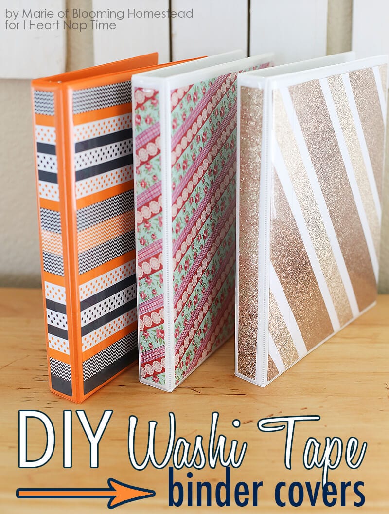 DIY Binder Covers by Blooming Homestead on iheartnaptime.com