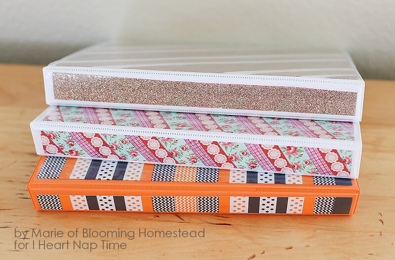 DIY Binder Covers by Blooming Homestead on iheartnaptime.com