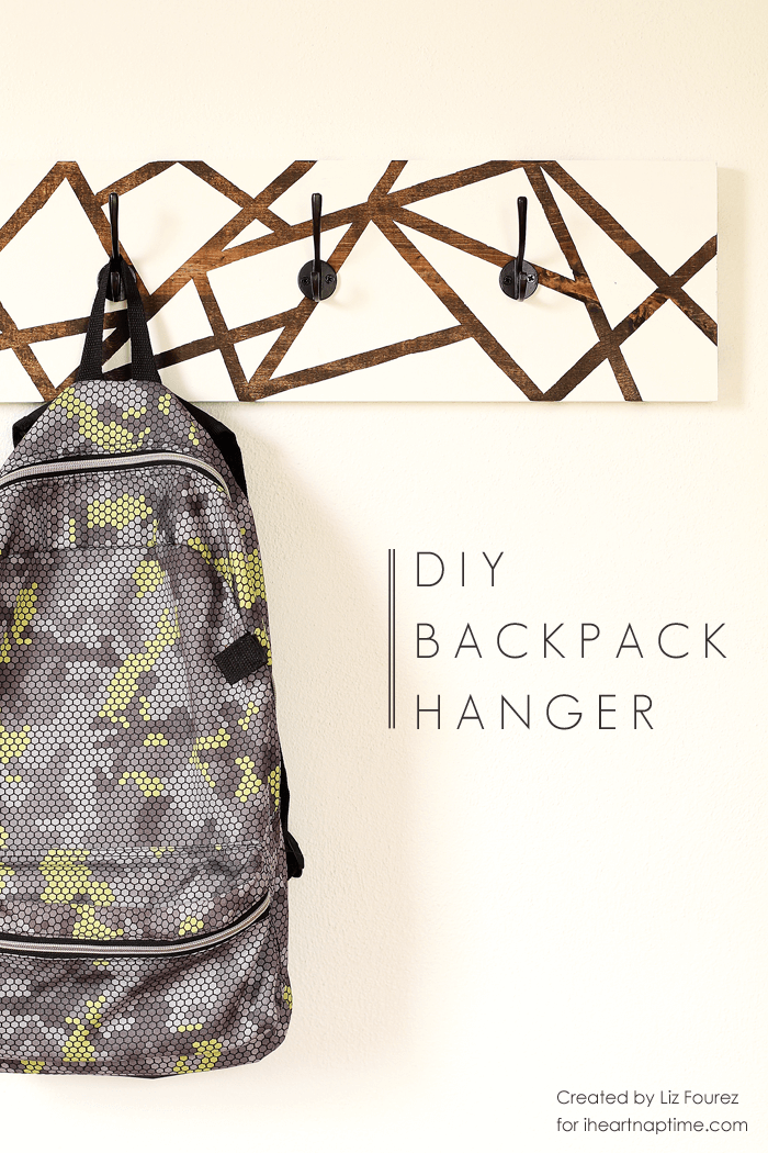 DIY Backpack Hanger