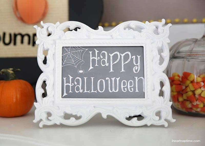 Happy Halloween free printable sign