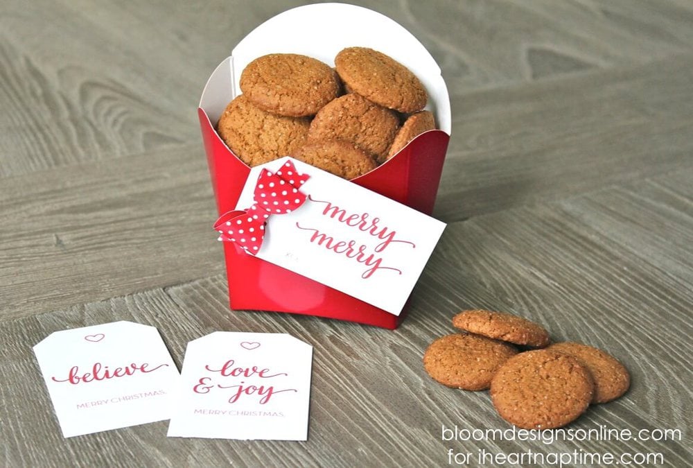 Christmas Gift Tags by Bloom Designs Online on iheartnaptime.com
