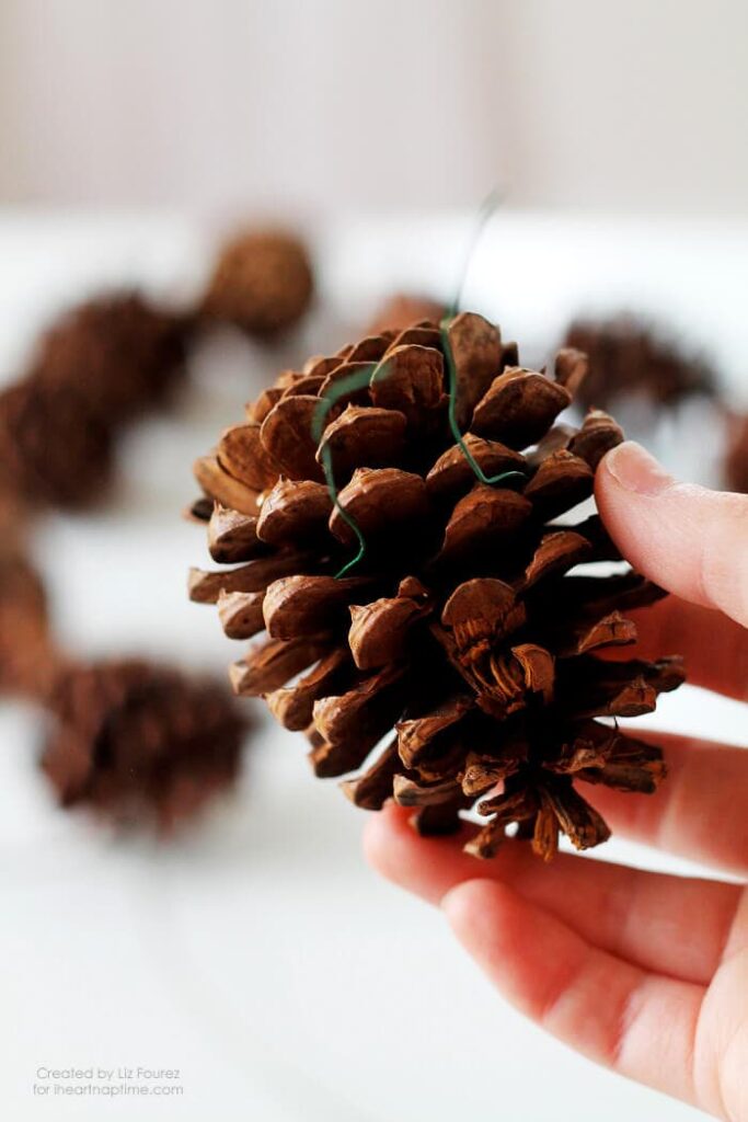 DIY Pinecone Wreath - The Inspiration Board