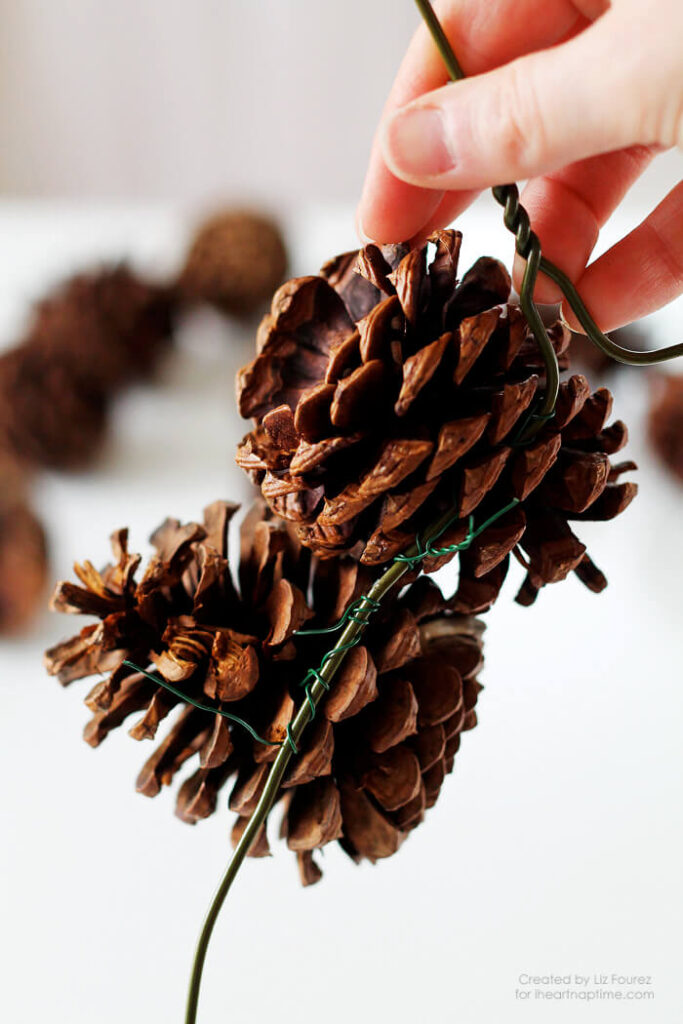 DIY Pinecone Wreath - The Inspiration Board