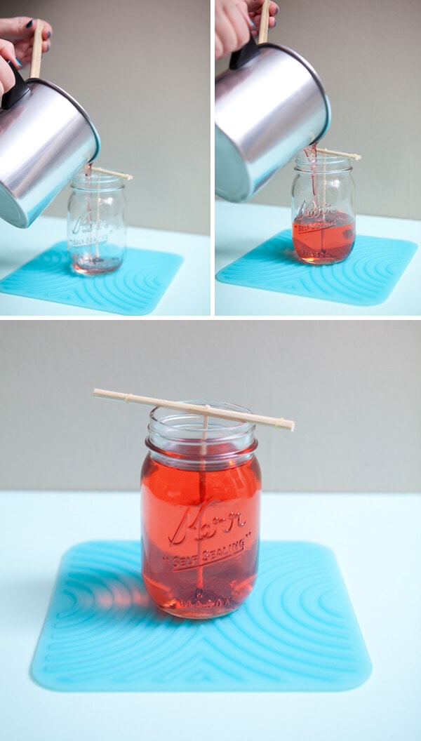 DIY candle