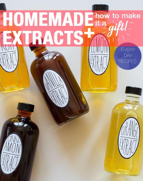 Homemade extracts
