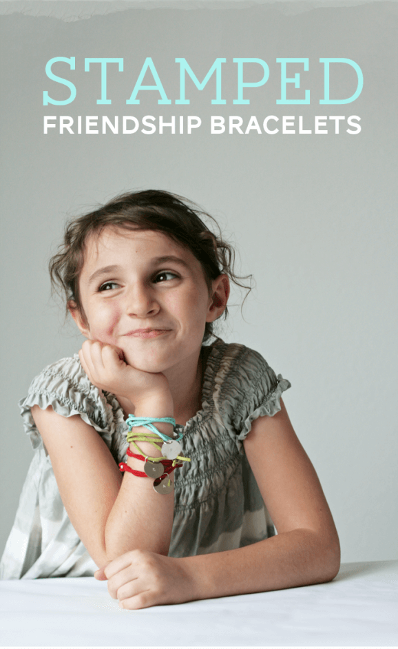 Stamped Friendship #Bracelets by Paging Supermom on iheartnaptime.net