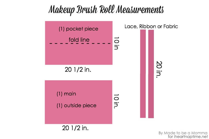 Makeup Brush Roll Brushes on iheartnaptime.com