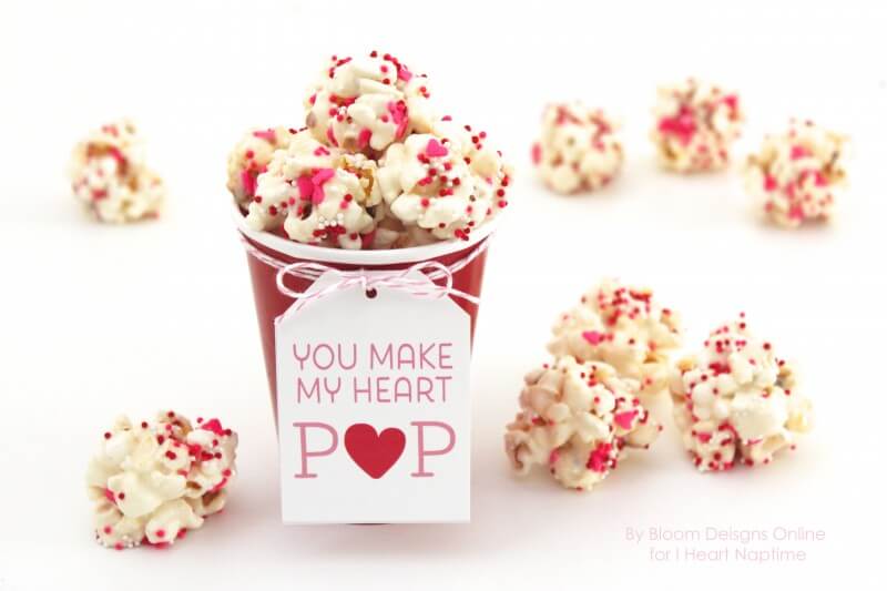 You Make My Heart Pop Recipe and Printable