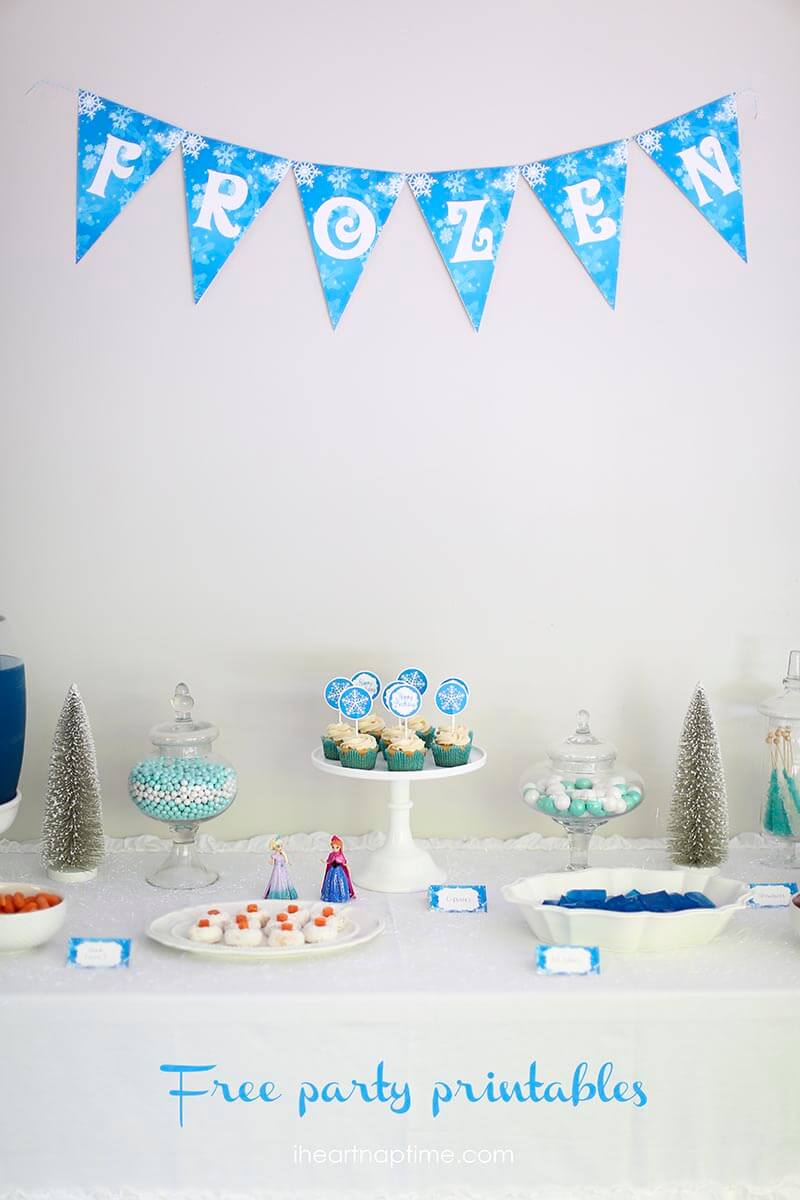 Frozen Party Ideas With Free Printables