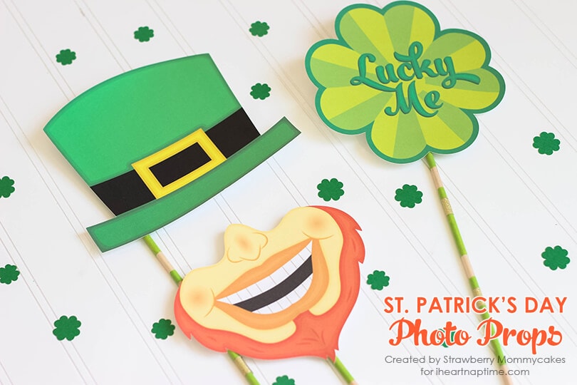 Silly St. Patrick's Day Photo Props Free Printables! 